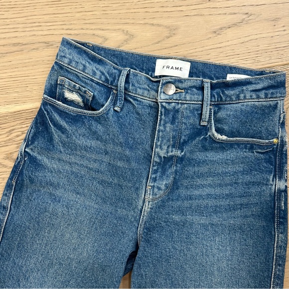Frame Le Sylvie High Rise Slender Straight Jeans - Picture 7 of 10